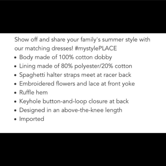 Women's children's Place embroidered dress - Picture 6 of 6